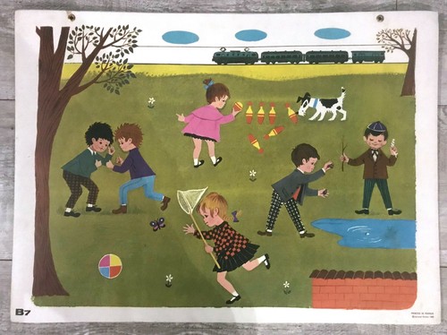 Affiche scolaire 1968 - affiche, fernand
