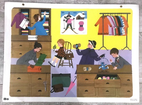 Affiche scolaire 1968 - scolaire,