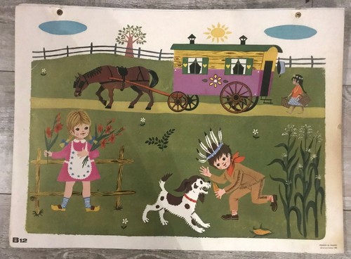 Affiche scolaire 1968 fernand - affiche,