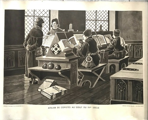 Affiche scolaire 1955 - affiche,