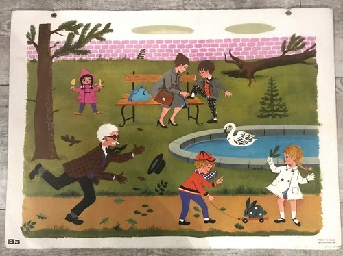 Affiche scolaire 1968 fernand - affiche,