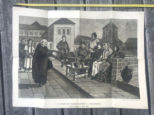 Affiche scolaire 1955 - affiche,