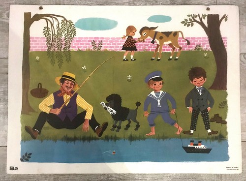 Affiche scolaire 1968 - scolaire, fernand