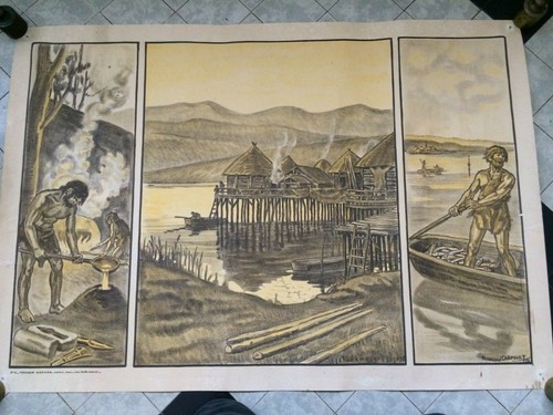 Ancienne affiche scolaire - ancienne,